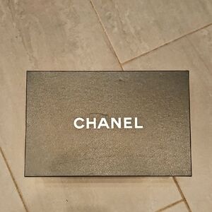 AUTHENTIC CHANEL BALLET FLATS SHOE GIFT BOX 11" X 7.5" X 4" & TISSUE PAPER
